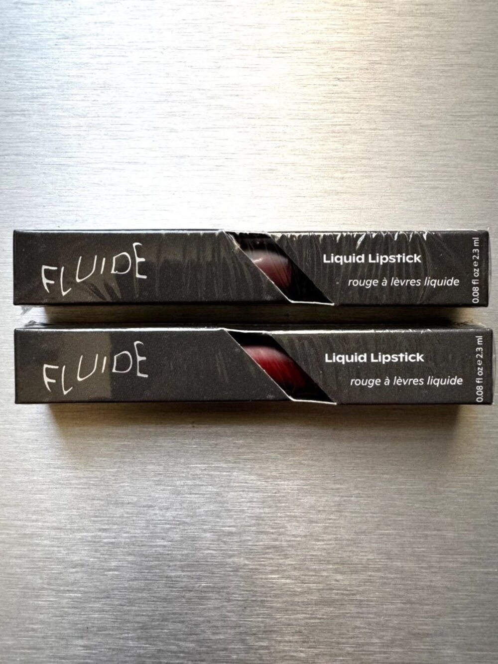 FLUIDE Liquid Lipstick - Lot of 2! Rosemont & Candy Bar - Authentic - NIB
